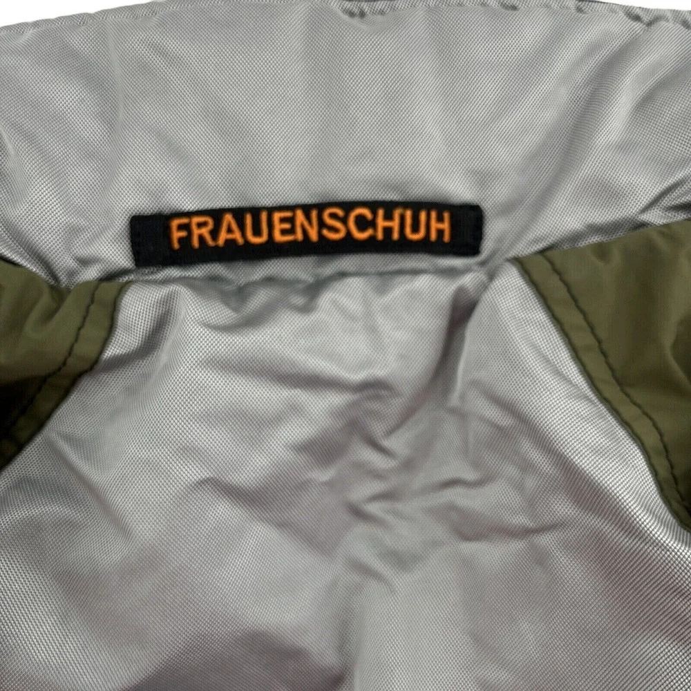 FRAUENSCHUH Black Full Zip Insulated Ski Jacket Size M Schoeller Womens Gorpcore